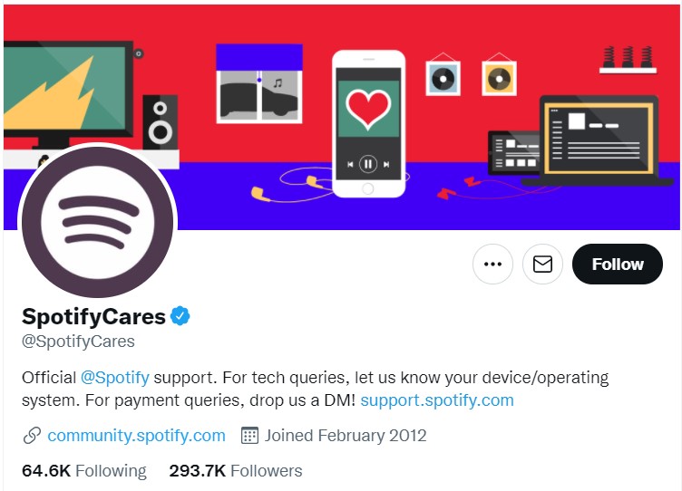 Spotify cares